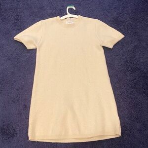 Zara Cream Knit sweater dress like new